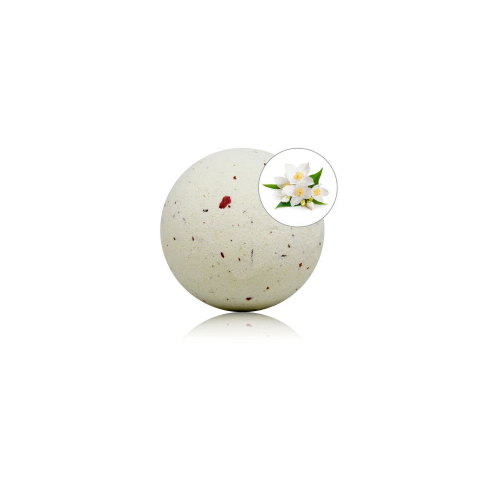 Jasmine and Rose Petal Bath Bomb - Luxurious Bath Experience