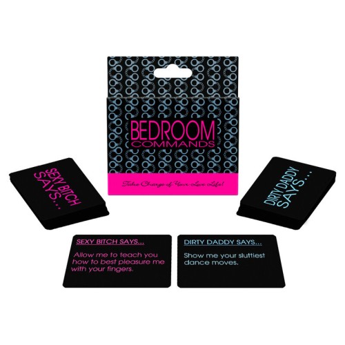 Bedroom Commands Fun Card Game