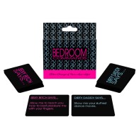 Bedroom Commands Fun Card Game