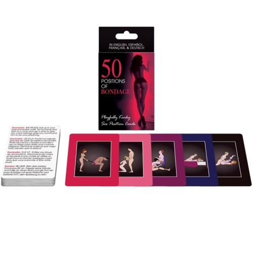 50 Position Bondage Cards - Playful and Intense