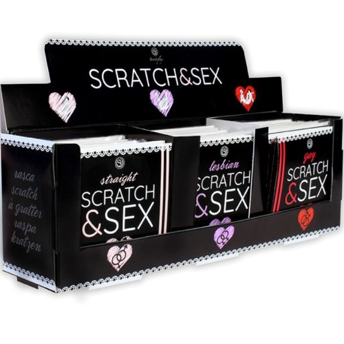 Secretplay - Display + Posturas Scratch & Sex (es/en/fr/pt/de)