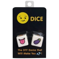 Dados Emojis Dtf - Diversión Picante para Parejas