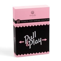 Secretplay Pull & Play Card Game for Couples