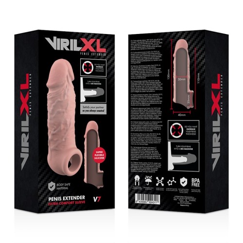 Liquid Silicone Penis Extension V7 Natural