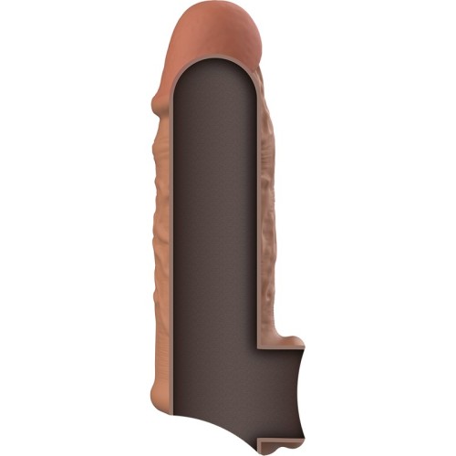 Liquid Silicone Penis Extension V7 Brown