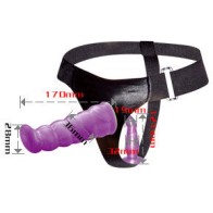 Female Anal and Vaginal Harness for Dual Pleasure