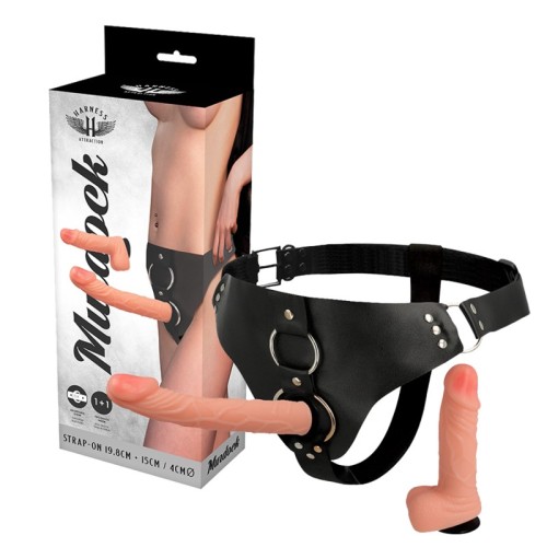 Rnes Murdock Harness with Realistic Dildos