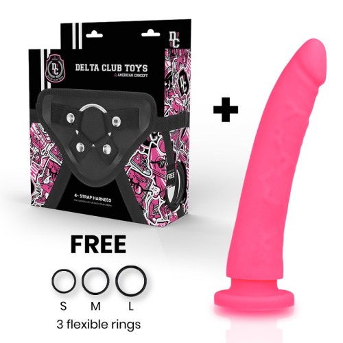 Delta Club - Medical Silicone Dildo and Harness