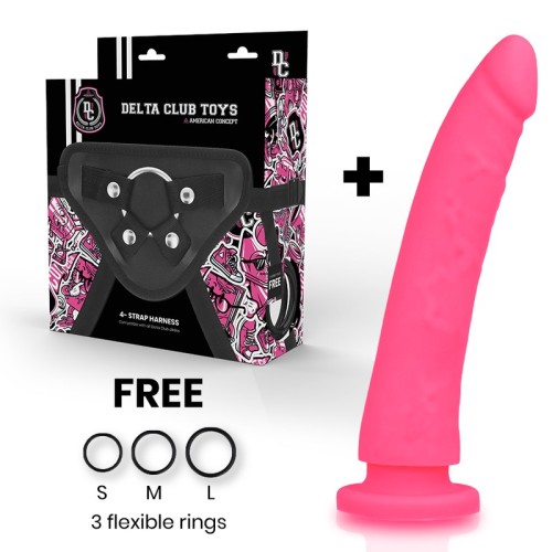 Dildo de Silicona Medica Delta Club para Placer Atractivo