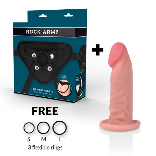 Rockarmy - Set Dildo Realista Dual Density Tiger