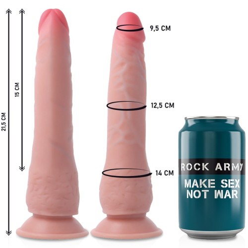 Rockarmy - Arnés + Dildo Dual Density Crusader Realista