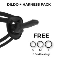 Dildo + Harness Articulable Density Cocksil 13 cm