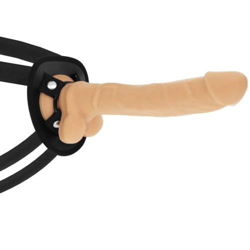 Cocksil Articulable Silicone Harness with Dildo 24cm