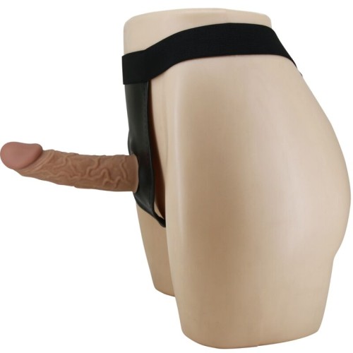 Harness Briefs with Dildo Included - Brown