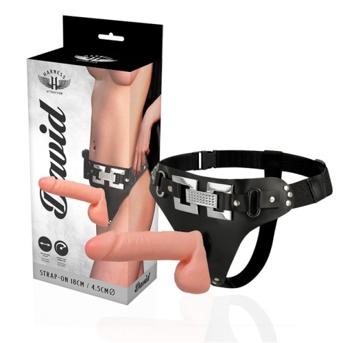 Deluxe Realistic Vibrating Harness for Couples