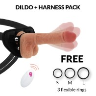 Mr. Rick Liquid Silicone Harness with Remote Control - Explore Pleasure