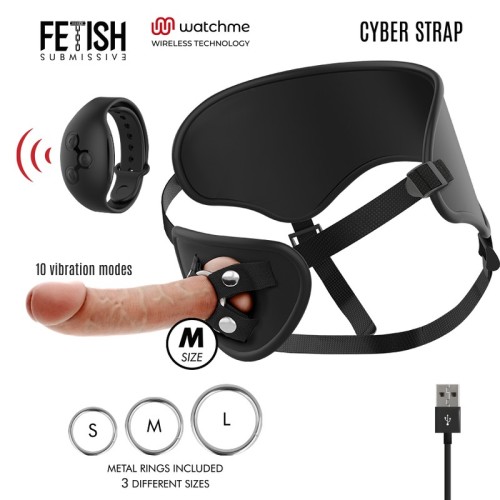 Cyberstrap Harness with Remote Control Dildo for Intense Pleasure