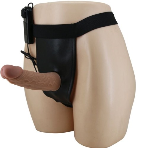 Harness Briefs with Vibrating Dildo