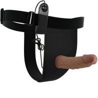 Harness Briefs with Vibrating Dildo