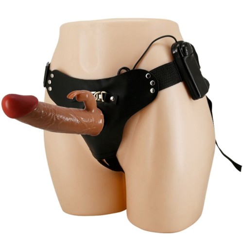 Universal Harness Briefs with Vibrating Dildo - Marion