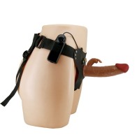 Universal Harness Briefs with Vibrating Dildo - Marion