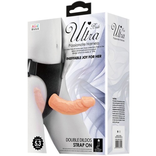 Baile Ultra Passionate Harness Dildos Dobles Con Arnés