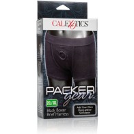 Packer Gear™ Black Boxer with Opening Harness