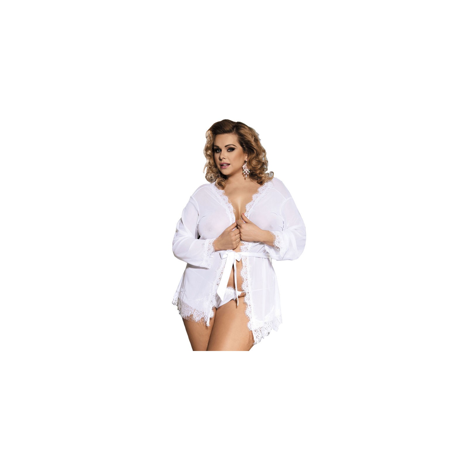 Sublime Elegant White Babydoll for Women