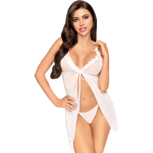 Penthouse After Sunset Babydoll White - Celebrate Your Femininity