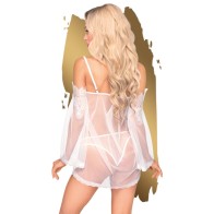 Comprar Penthouse Lip Smacker Babydoll Blanco S/M