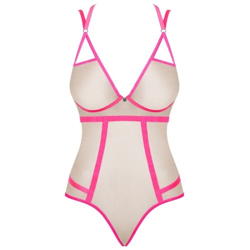 Obsessive Nudelia Teddy Pink S/M - Elegant Sensuality