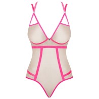 Obsessive Nudelia Teddy Pink S/M - Elegant Sensuality