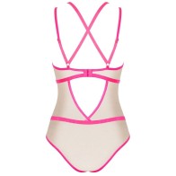 Obsessive Nudelia Teddy Pink S/M - Elegant Sensuality