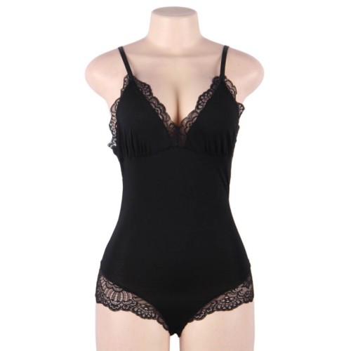 Stunning Lace Teddy Plus Size by Queen Lingerie