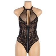 Sublime Floral Lace Teddy for Sensual Elegance