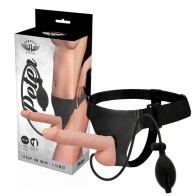 Harness Attraction Peter Inflatable Penis for Enhanced Pleasure