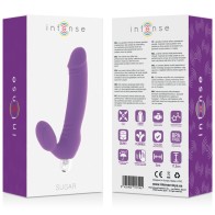 Intense - Sugar Seven Speeds Dildo de Silicona Lila