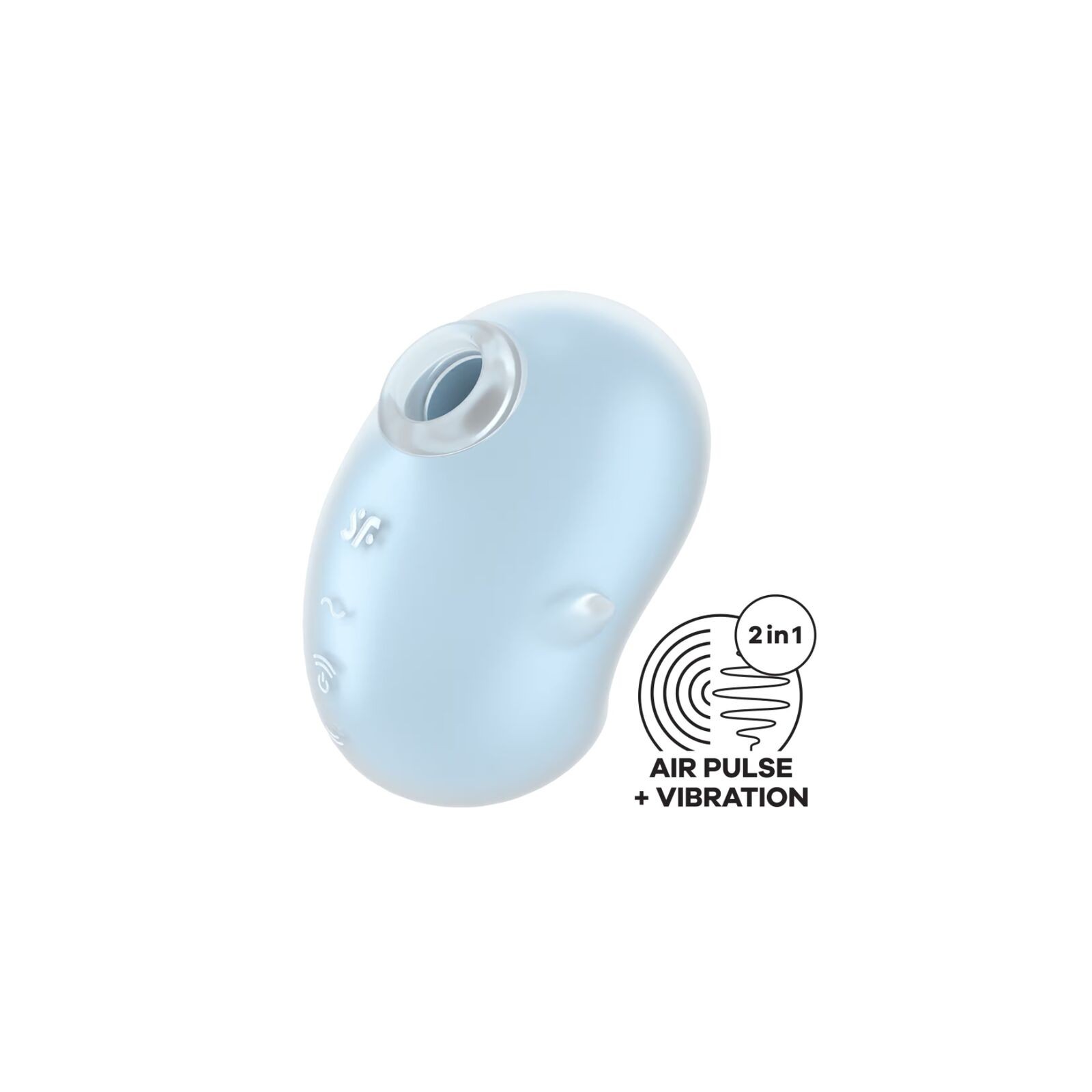 Satisfyer Cutie Ghost Lay-on Vibrator Light Blue - Ultimate Clitoral Stimulation