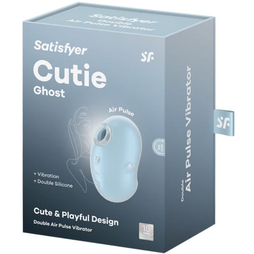 Satisfyer Cutie Ghost Lay-on Vibrator Light Blue - Ultimate Clitoral Stimulation