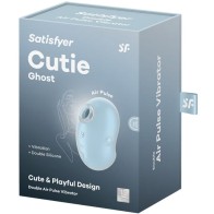 Satisfyer Cutie Ghost Vibrador Lay-on Azul Claro - Estimulación Clitoriana Definitiva