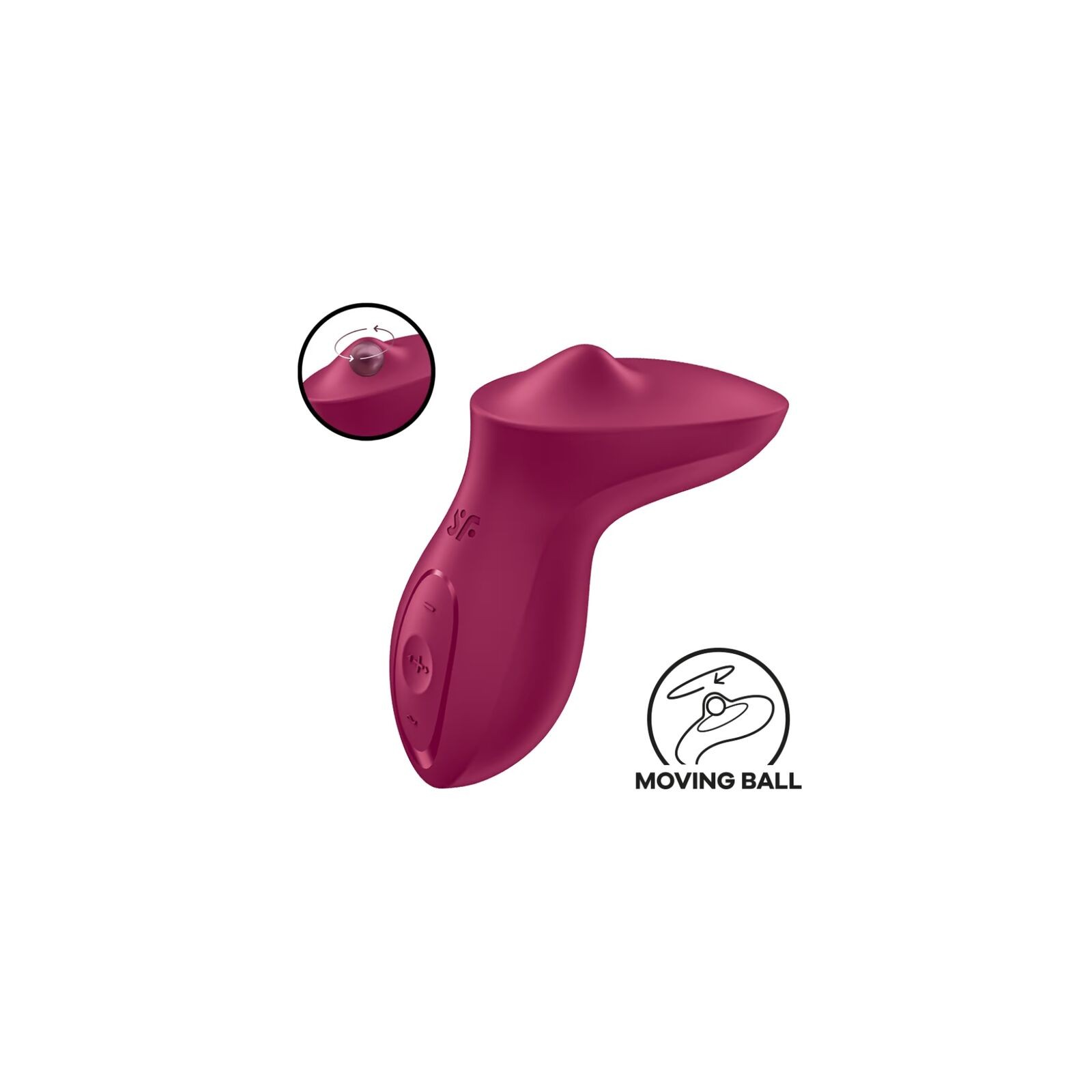 Satisfyer Exciterrr Clitoral Lay-on Vibrator Berry