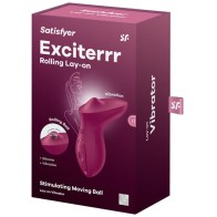 Satisfyer Exciterrr Clitoral Lay-on Vibrator Berry