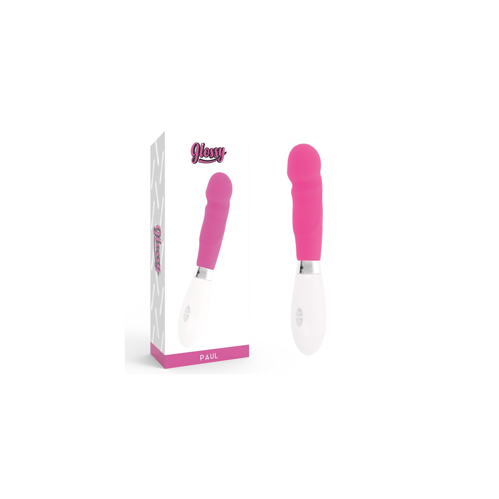 Paul Realistic Vibrator in Pink