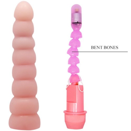 Vibrador Flexible 19 cm con Eje Curvado - Gran Placer