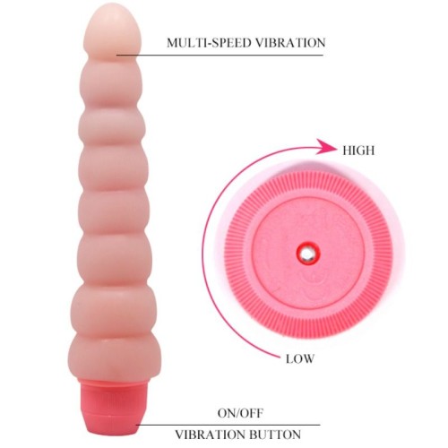 Flexible 19 cm Sensual Spine Vibrator - Great Pleasure