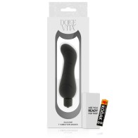 G-Spot Black Silicone Vibrator