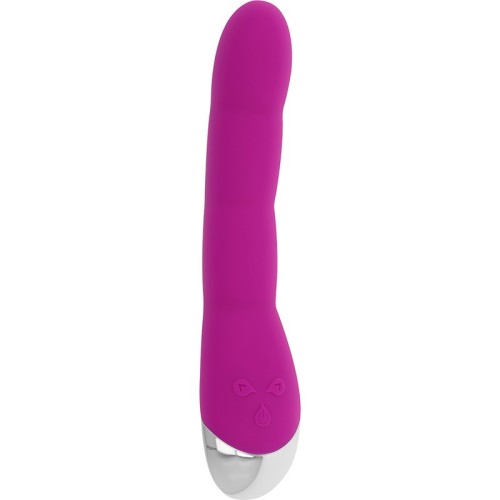 Vibrador Ohmama 21.5 cm 6 Modos y 6 Velocidades Lila