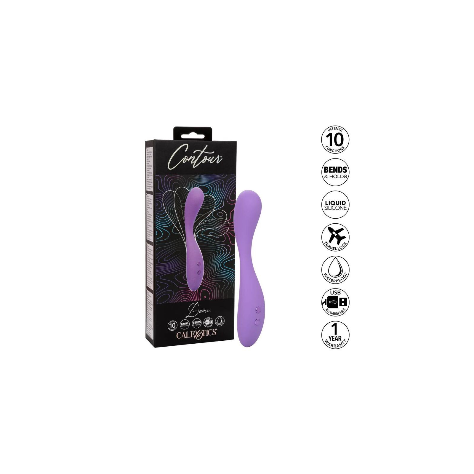 Contour Demi Violet - Premium Massager