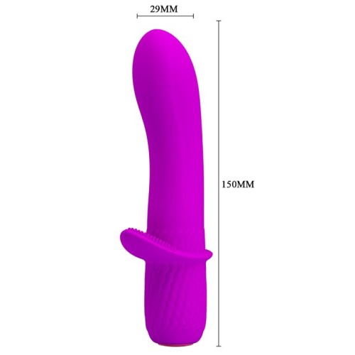 Pretty Love Troy Rechargeable Vibrator Purple