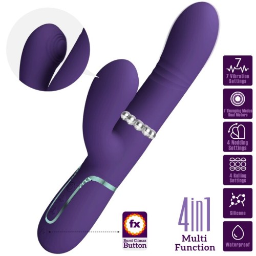 Pretty Love Multifunction G-Spot Vibrator Purple Pleasure